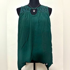 Dark Green Maurices Blouse